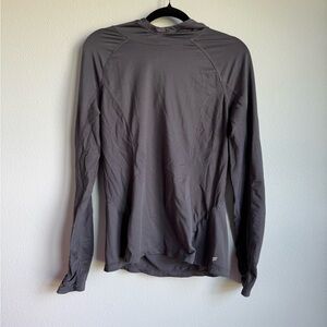 Fabletics Gray Hoodie Sweatshirt